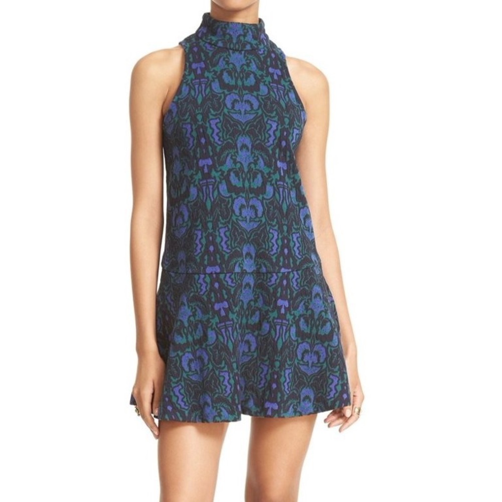 Free People Amelia Jacquard Knit Petite Dress SP